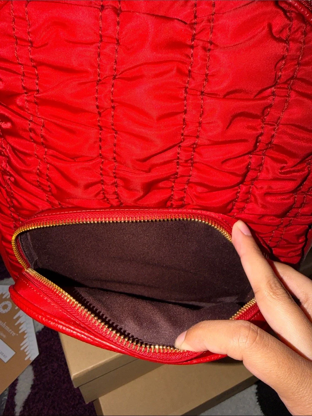 Coach compact backpack